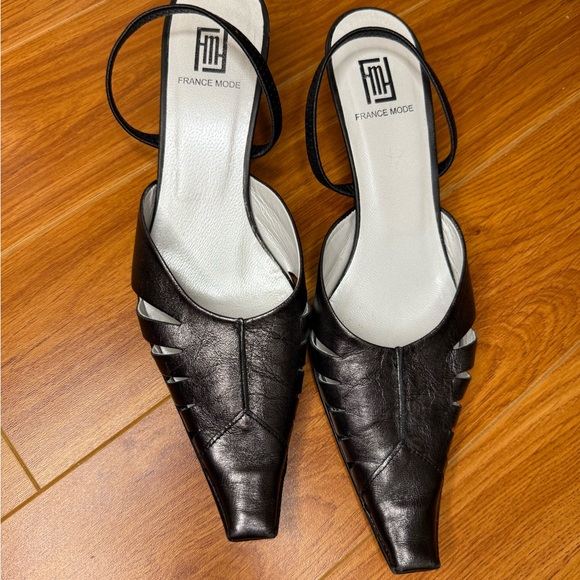 france mode Shoes - Black Women's Heels